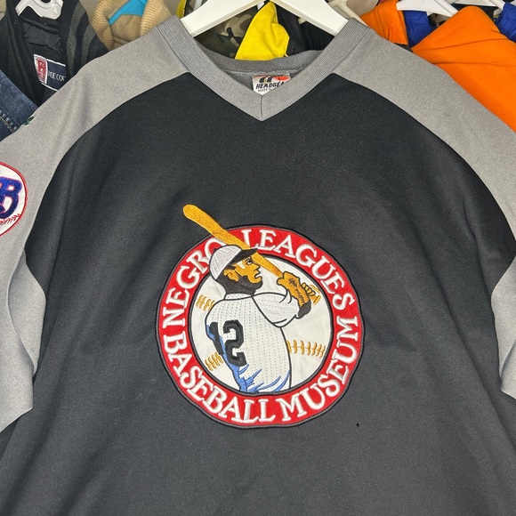 Vintage Negro Leagues Baseball Museum Embroidered Jersey Shirt
